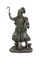 Bronzed Finish Babalu Aye Orisha of Health and Healing Statue 8.5 Inches Tall
